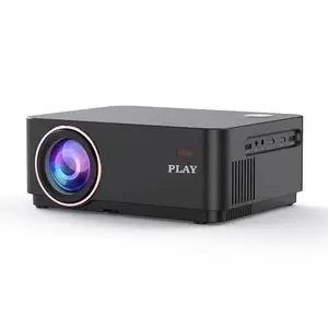 PLAY MP1 Pro 4K 8K Projector, 500 ANSI Lumens, Portable Projector with Native 1080p, Smart Android OS, Portable Cinema with Electric Keystone & Bluetooth 5.0, Screen Mirroring, 2x5W Speakers