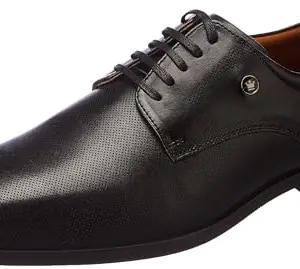 Louis Philippe Mens LPSCSMULS00352 Black Formal Derby Shoes - 41 EU (LPSCSMULS00352)