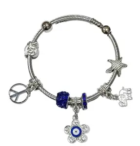 Peace & Love Charm Bracelet for Women, Girls & Teens Pack of 1