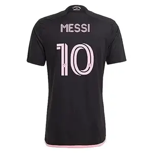 Sports Soccer Official Football Messi 10 Inter Jersey T-Shirt 2023-24 (Kid's & Men's)(13-14Years) Multicolour