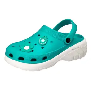 Duke Womens Breezo Clogs | Women’s Casual Sandals | Lightweight & Comfortable Walking Clogs | Soft & Stylish | Perfect for Indoors & Outdoors SEA Blue