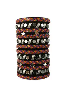 Leeji Fashion Navratri special Chuda for Women & Girls Chuda Bangle Set (05-bangle-multicolor-2.8)