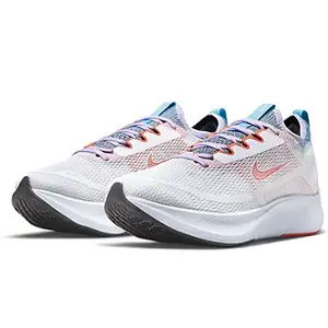Nike WMNS Zoom Fly 4-White/Team Orange-Lilac-Laser BLUE-CT2401-100-4UK
