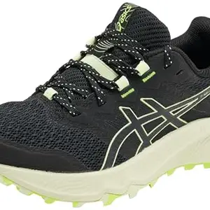 ASICS Womens Trabuco Terra 2 Black/Huddle Yellow Running Shoes - 6 UK (1012B427.004)