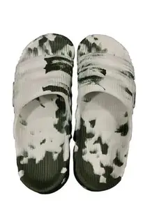 TwinSkor Men's Slides (Green, UK Footwear Size System, Adult, Men, Numeric, Medium, 7)