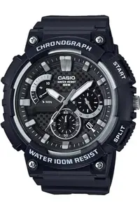 Casio Youth Series Chronograph Black Dial Men's Watch - MCW-200H-1AVDF(A1322)