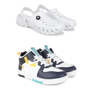 Men's Stylish Casual Shoes | Comfortable & Trendy Daily WearPremium Casual Shoes for MenGR-SPO-(2-Combo)-3145-1074-9 Multicolor