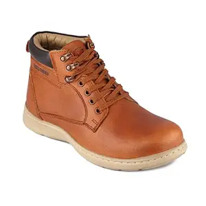Red Chief Casual Derby Shoes for Men Camel