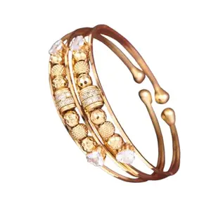Bangles Kada Set For Women & Girls | Premium Gold Plated Bangles | Kada Set For Women | Metal Bangles | Fashionable Bangles For Wedding, Party, Daily (2.8)