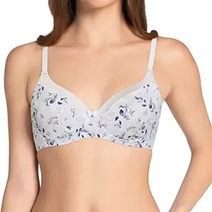 Amante Women Padded Non Wired Full Coverage Seamed Satin Edge T-Shirt Bra
