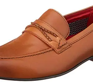 Lee Cooper Men Tan Leather Formal Shoes-10 UK (44 EU) (11 US) (LC3158S)