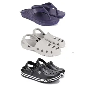 DRACKFOOT Men's Sandals | Lightweight Wear| Stylish & Easy to Wear For Men'S GR-SAN-(COMBO-3)-3153-3135-3014-6