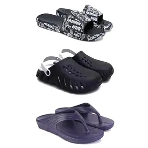 Men's Sandals | Lightweight Wear| Stylish & Easy to Wear For Men's GPT-SAN-(3-COMBO)-3103-3149-3153-7