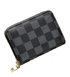 Kesariya Fashion Soft Leather Card Holder | Zipper Wallet for Man & Woman with 11 Slot (Black)