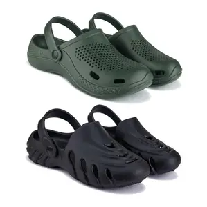BERSACHE Lightweight Stylish Clog Sole for Men-6068+6063 Multicolor