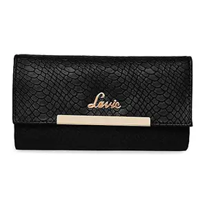 Lavie Women's Snarky Pro Large 2 Fold Wallet Black Ladies Purse Handbag