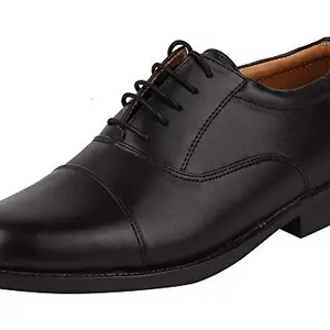Bata Men's Lace Up Formal Shoes (Black, Numeric_7)