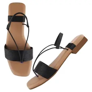 TRYME Ravishing Flat Sandals Perfect for Every Occasion, Elegant & Durable Flats For Womens & Girls