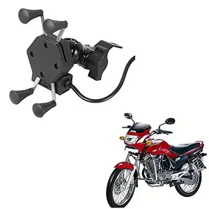 Auto Pearl -Waterproof Motorcycle Bikes Bicycle Handlebar Mount Holder Case(Upto 5.5 inches) for Cell Phone -Ambition