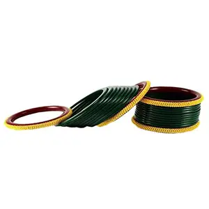 MAYA FASHION Green Plain Acrylic Bangle Elegant Extra Large Size Bangle | Perfect Fit for Plus Size banglesTrendy and Comfortable Fit for woman and girls | (Sku-ban1556)