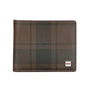 Tommy Hilfiger Stallion Men Leather Global Coin Wallet Brown