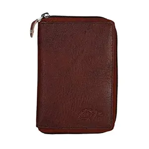 STYLE SHOES Brown Genuine Leather Wallet for Women Women