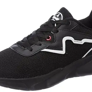 Aqualite Men David Shoes, Black/Red, 9 UK/India
