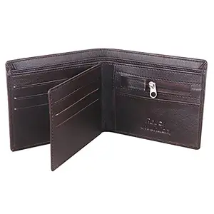 ROYAL INVENTION Brown Men Pure Genuine Leather Wallet
