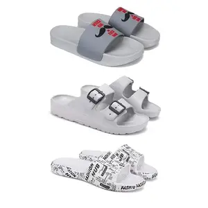 DRACKFOOT Men's Sandals | Lightweight Wear| Stylish & Easy to Wear For Men'S GRT-San-(3-COMBO)-1590-3114-3104-7