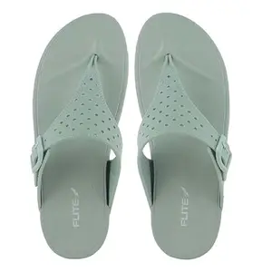 FLITE Daily Use Slippers For Women/Bathroom Slippers/Home Slippers/All Day Wear Fl-430 (Pista, Numeric_8)