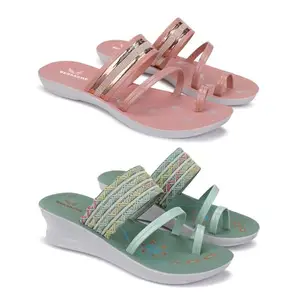 BERSACHE Soft Classic Casual with Regular wear Flip Flop for Woman | BZ-com-(FL)-1944-1948 | Size-4