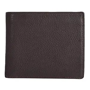 Leatherman Fashion LMN Genuine Leather Brown Unisex Wallet(10 CC Slots)