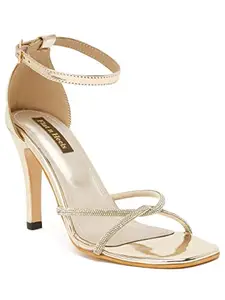 Flat n Heels Womens Gold Sandals FnH 5035-GD