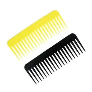 MICLAC Curly Hair Comb, Multicolor, 6 Inch Wide Tooth, 2 Pack