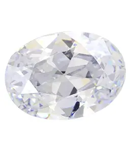 KRGEMS 6.25 Ratti / 5.50 Carat Cut Zircon Cubic Zirconia (Zircon) White American Diamond from Austria Percect for Ring and pendant Size