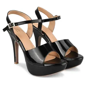 JM LOOKS Ankle Strap Stiletto Heel Sandals: Elegant Style with Comfort for Women