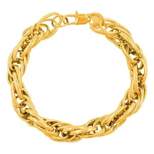 Saiizen Classic Gold Tone Cascade Bracelet For Men, Boyfriend & Husband