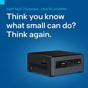 Intel NUC 7 Essential Mini PC - BOXNUC7CJYSAMN with Windows 11 Celeron 4005, 4GB DDR4 RAM /64GB eMMc
