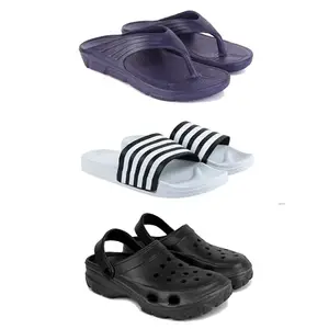 DRACKFOOT Men's Sandals | Lightweight Wear| Stylish & Easy to Wear For Men'S GRT-SAN-(3-COMBO)-3153-3026-3123-6