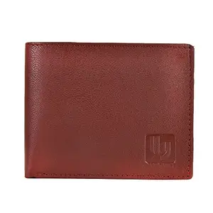 Unique Leather Wallet | Pure Grain Leather | Genuine Leather for Men | Colour :- Brown