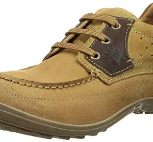 Woodland Men's Camel Leather Casual Shoes -8 UK/India (42 EU)-(GC 1617114WSL)