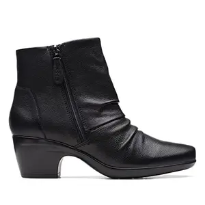 Clarks Emily Willow Black Leat UK-4