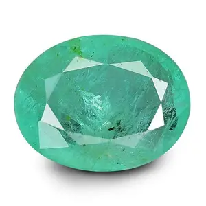 STONEFLEX 4.00 Ratti Colombian Quality Emerald (Panna Stone) Certified Natural Gemstone AAA Quality