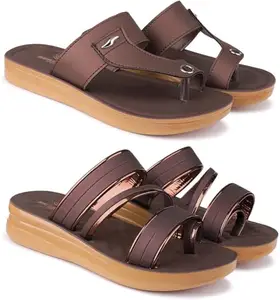 BERSACHE Extra Soft Classic Casual Slippers for Women with Regular wear | Ultra Soft & Flexibility Technology | HT-Slip(Com)-6158-6161 Multicolor