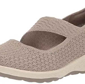 Skechers Womens Up-Lifted Taupe Walking Shoe - 6 UK (9 US) (100453-TPE)