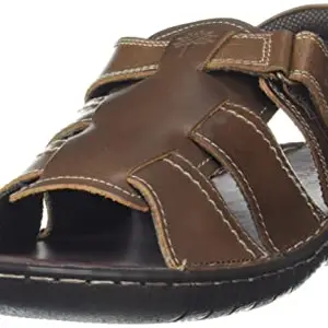 Woodland Men's Brown Leather Sandal-11 UK (45 EU) (GD 25816)