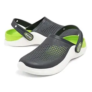 DOCTOR FEEL SOFT Men EVA Clogs with Adjustable Back Strap | Lightweight Cushioned Footbed | Anti-Slip Sole | Everyday Wear Indoor & Outdoor Sandals for Men