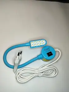 Yoke LED Sewing Machine Light, 10 LEDs, Flexible Gooseneck, Blue