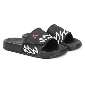 Aqualite Men NEO-268 Slipper, Black, 9 UK/India