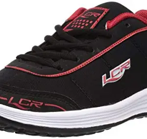 Lancer Black-Red Running Shoes - 10 UK (44 EU) (INDUS-242)